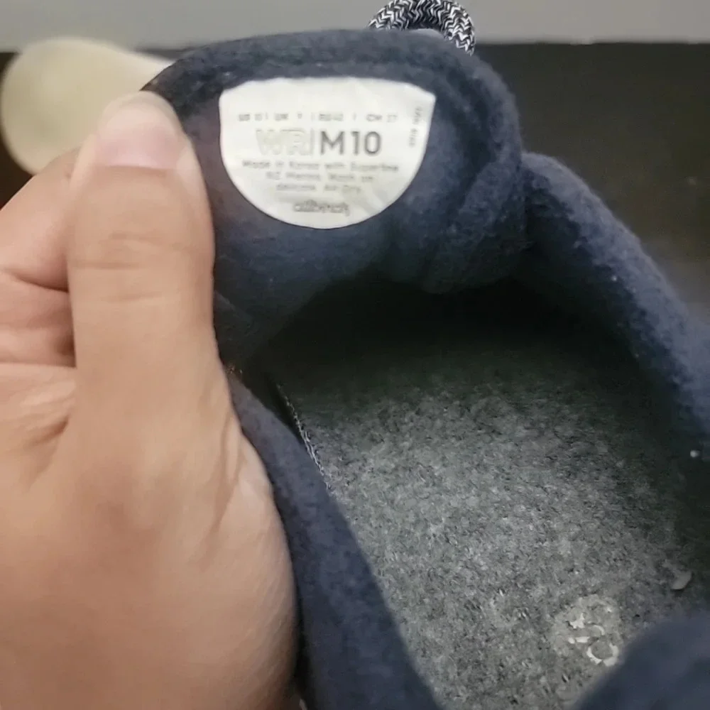 Allbirds Womens Wool Runners Blue Sneakers Shoes Size 10 Soft Comfort Quality
